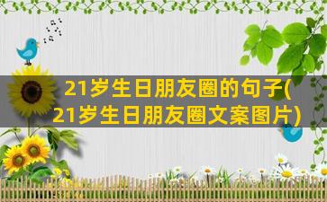 21岁生日朋友圈的句子(21岁生日朋友圈文案图片)